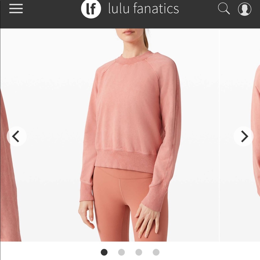 Lululemon Ready to Roll Crewneck Sweatshirt